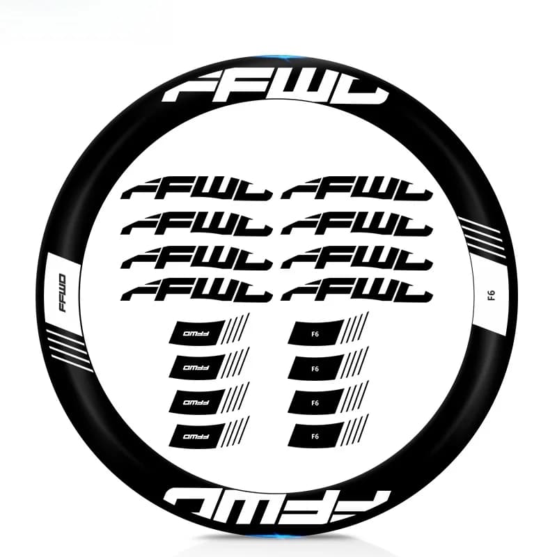 202 FF F6R Road Bicycle Wheel Set Decal Color Change Waterproof Decorative Stier Carbon Circle Rim Stier Cycling Gear