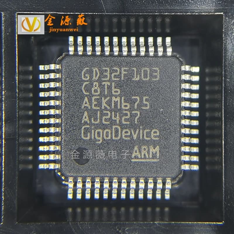 (5 PZ) GD32F103C8T6 LQFP-48(7x7) ARM-M3 108 MHz 64 KB FLASH (MCU/MPU/SOC)