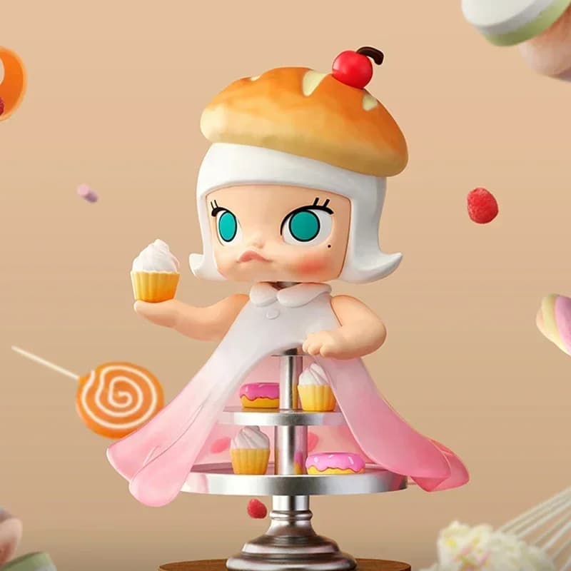 POP MART MOLLY Serie Carb-Lover Scatola cieca Giocattoli Kawaii Anime Action Figure Sorpresa Mistero Box Bambole Ragazze Regalo