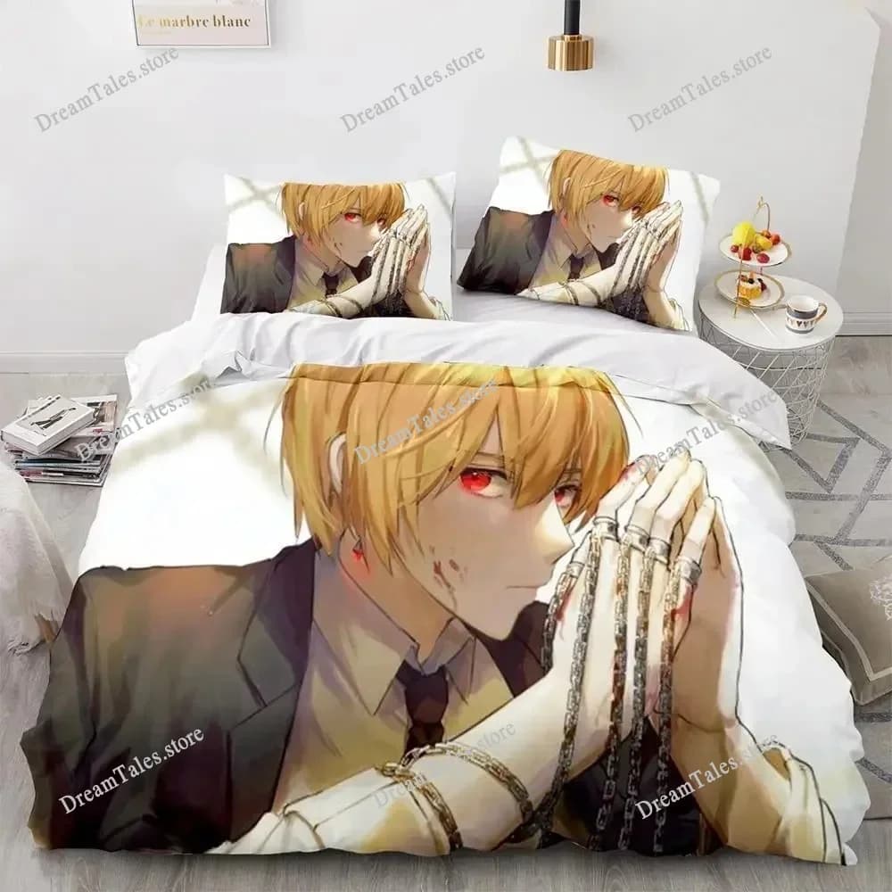 Set di Biancheria da Letto Stampato in 3D Anime Hunter × Hunter, Copripiumino per Camera da Letto, Coperta Singola, Matrimoniale, King Size, Tessili per la Casa