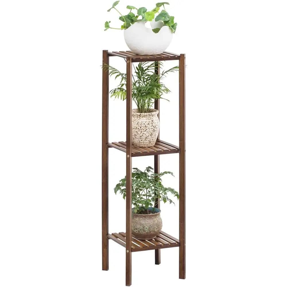 Scaffale Porta Piante a 3 Livelli - Supporto per Vasi da Interno ed Esterno per Patio e Giardino