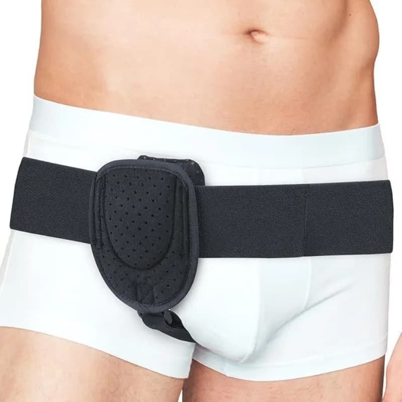 Adult Male Unilateral Hernia Band Pressurized Strangle-proof Adjustable Bilateral Hernia Belt Breathable Rehabilitation Supplies