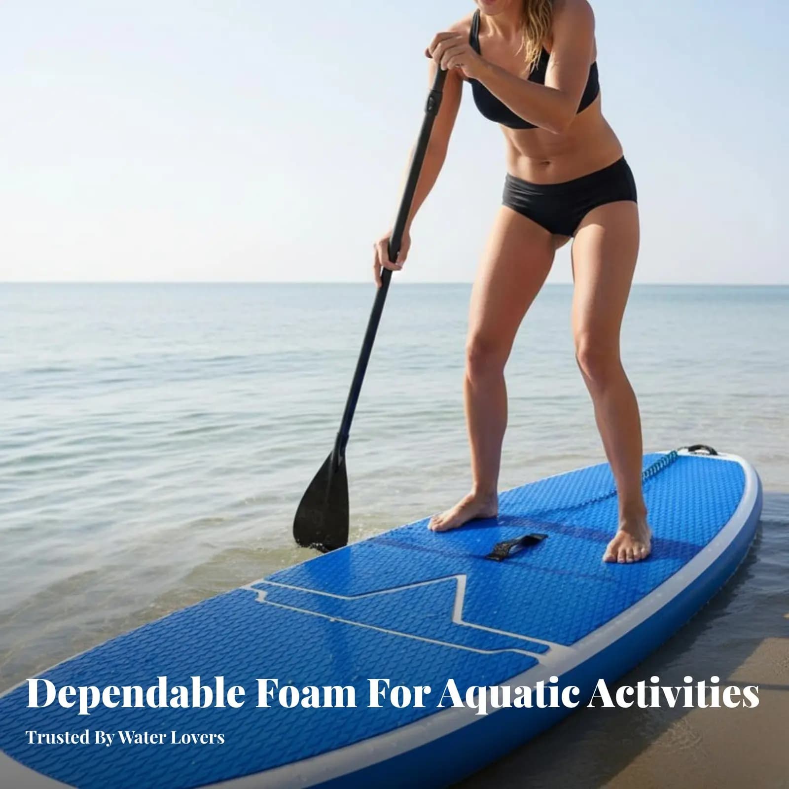 Tappetino Antiscivolo per Kayak, Motivo Geometrico in Schiuma, Tappetino Tagliabile per Coda, Accessorio per Stand-Up Paddle Board e Barche, Tappetino per Tavola da Surf