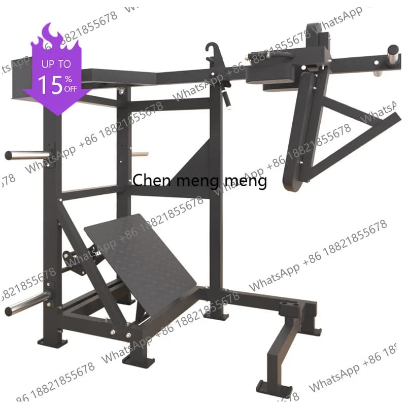 A49 Pendulum Squat Stand Hip Trainer Gym Private Leg Trainer Longmen Stand Fitness Equipment Commercial