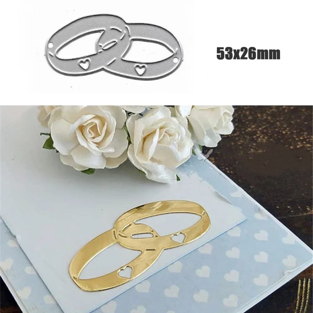 Metal handles Metal handles Stamps for scrapbooking Craft embossed to make stencil models