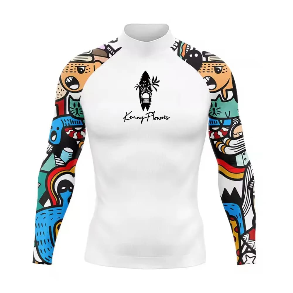 Men's Long Sleeve Snorkeling Mute, Fast Drying, With Solar Protection, Hot, For Swimming And Surfing
