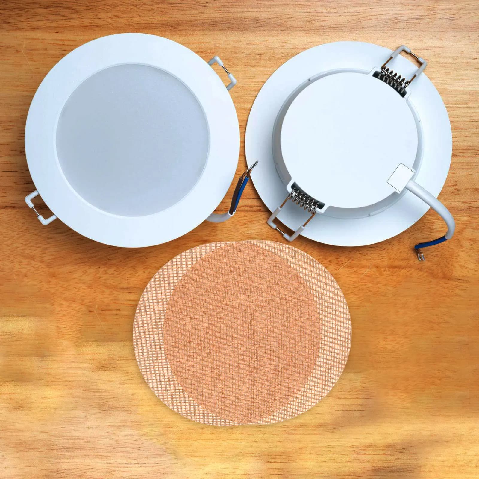 2 Pezzi Diffusori Anti-Riflesso per Lampade da Soffitto, Coperture Resistenti al Calore, Diffusori di Luce Soffusa per la Sicurezza dei Bambini, Diffusori per Faretti da Cameretta