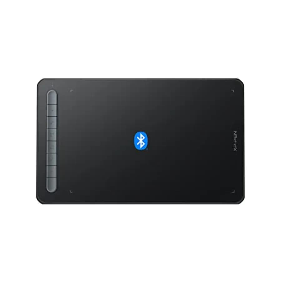 Tavoletta Grafica Deco MW Bluetooth Wireless per Computer, Senza Batteria, con Stilo X3 e 8 Tasti di Scelta Rapida, Compatibile con C