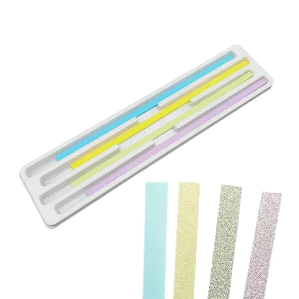 1 scatola di strisce per lucidatura dentale in resina composita per molatura dei denti, strisce di finitura, materiali per sbiancamento dei denti per odontoiatria
