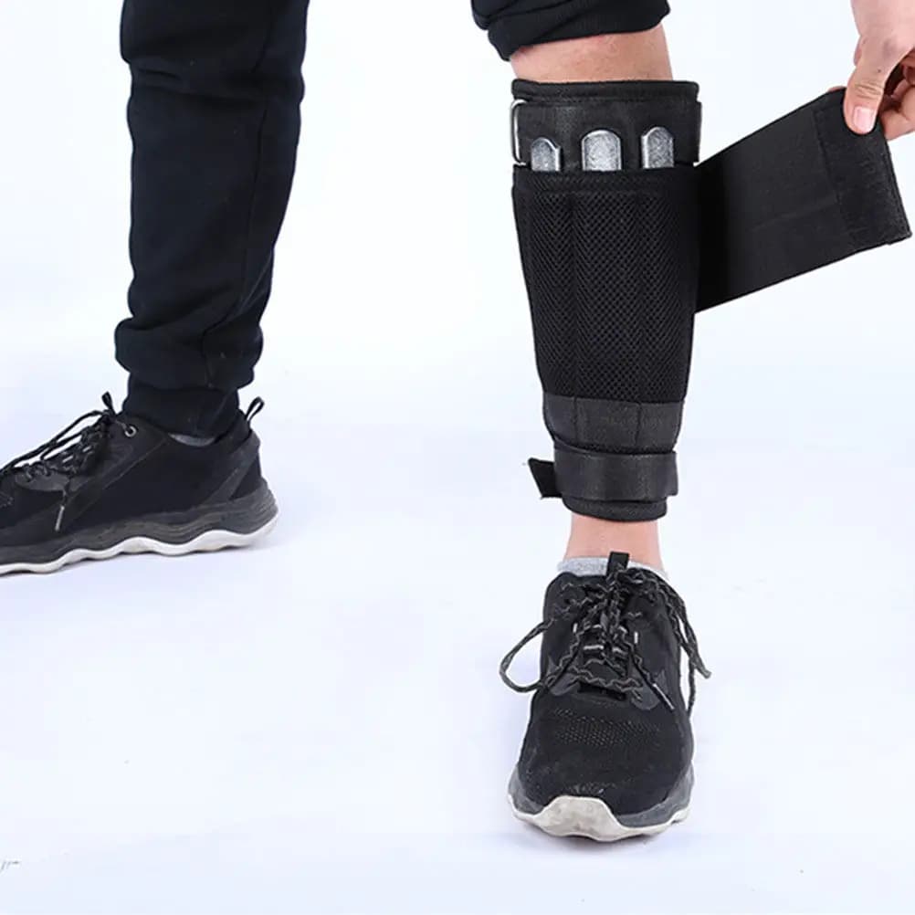5Pcs Fitness Weighted Steel Plates Adjustable Weight Vest Leg Shin Guards Steel Strip Workout Exercise Weight Equipment