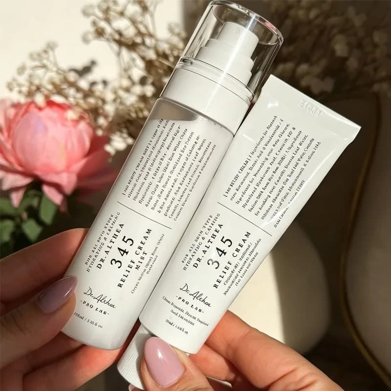 Dr.Althea 345 Relief Cream&Mist Cream 147 Crema Idratante e Sbiancante, Prodotto Skincare Coreano Usato dalle Celebrità