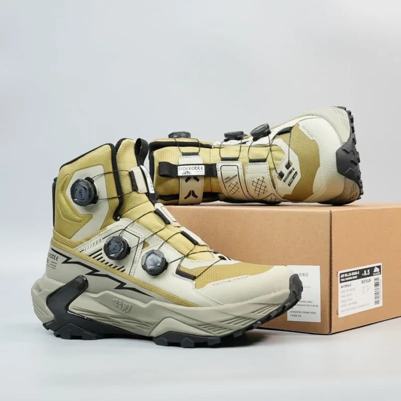 Scarpe da Montagna Originali di Design con Allacciatura Rapida, Scarpe da Trekking per Autunno/Inverno