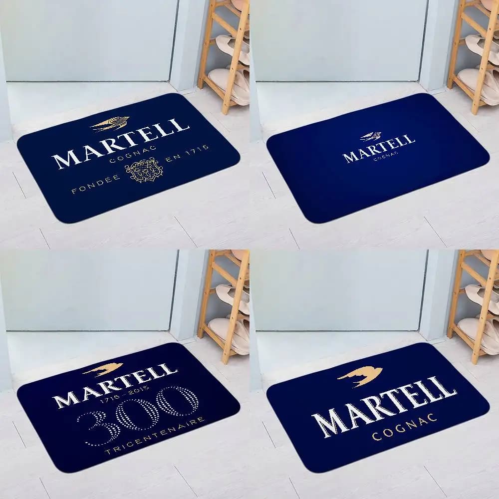 Tappeto con logo M-Martell per soggiorno, tappeto per camera da letto, tappeto di benvenuto, tappeto da esterno