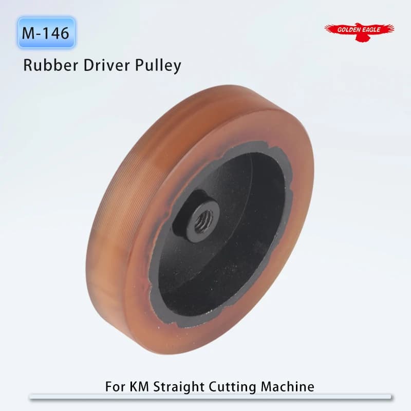 Puleggia driver in gomma M-146 per accessori per parti di macchine da taglio diritte KM KS-AU KA147 Fit DAYANG CZD-103 coltello da taglio per tessuti