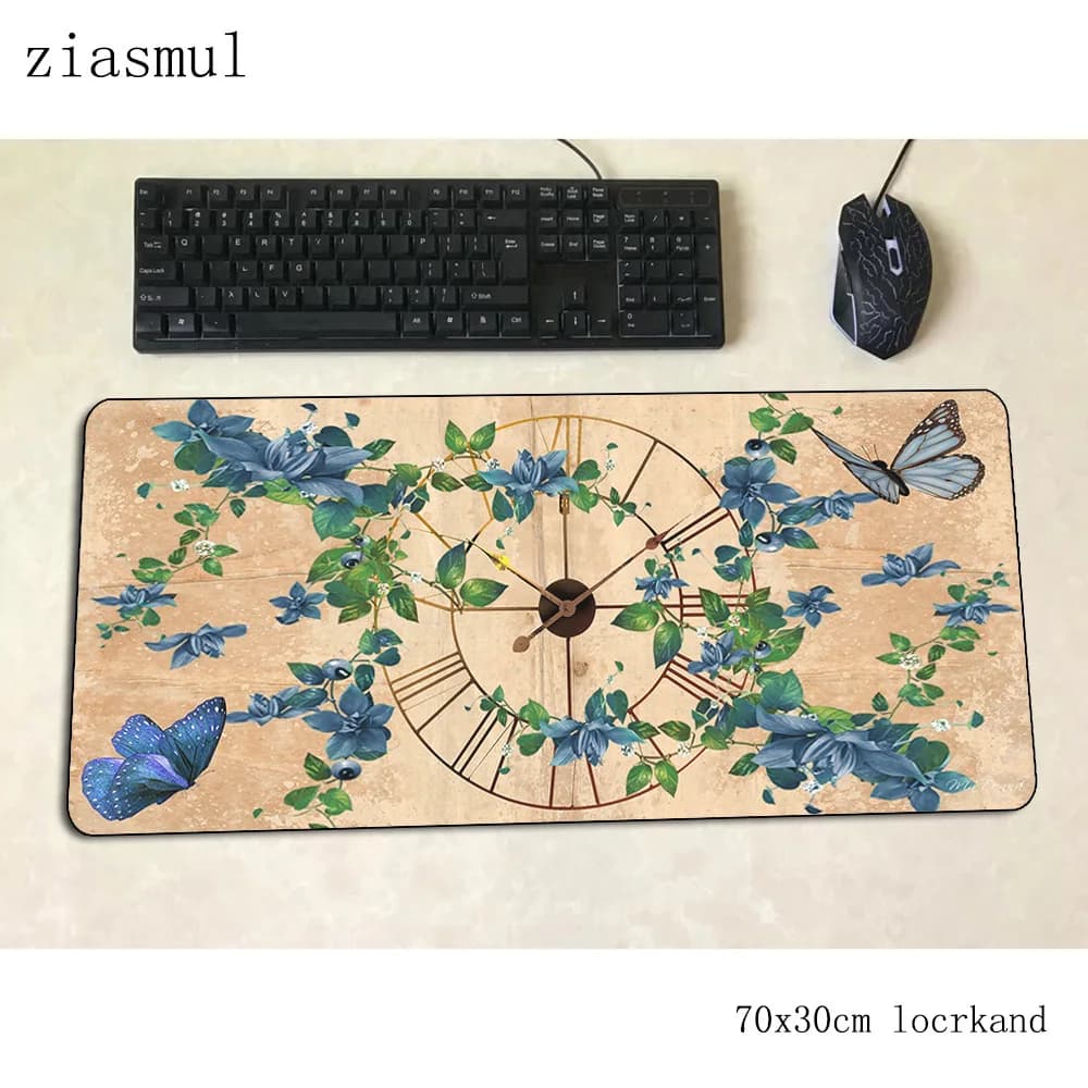 Orologio tappetino per mouse Nuovo arrivo Tappetino per computer 700x300x3mm Tappetino per mouse da gioco grande poggiapolsi padmouse tastiera giochi pc gamer scrivania