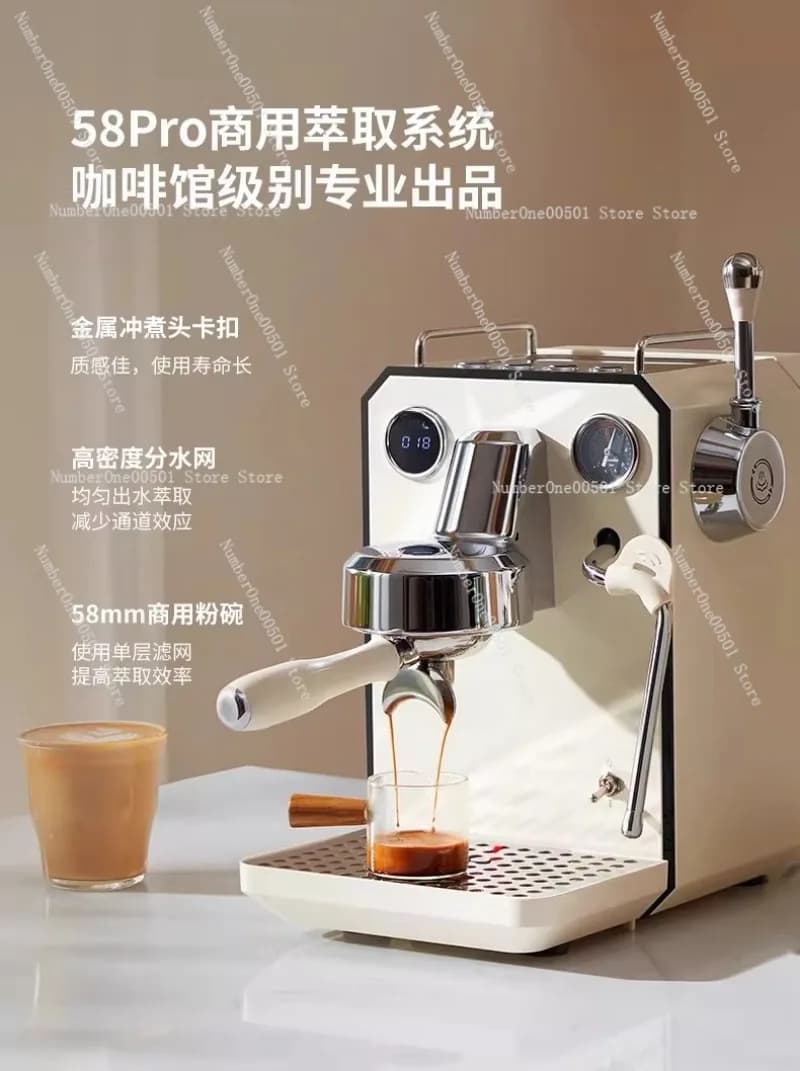 CRM3006 Semiautomatic Espresso Machine for Home Use and Office
