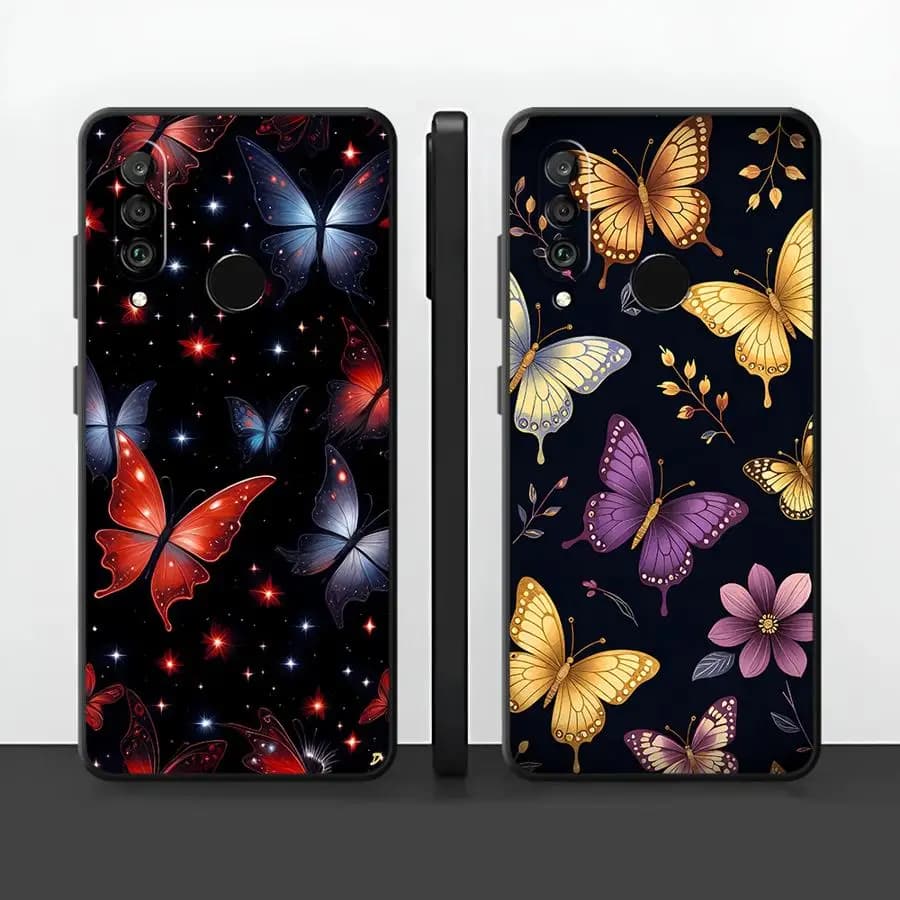 Beautiful Butterflies Case for Huawei P20 P40 Lite P Smart 2019 P20 Lite 2018 P30 P20 Pro Funda Phone Cover