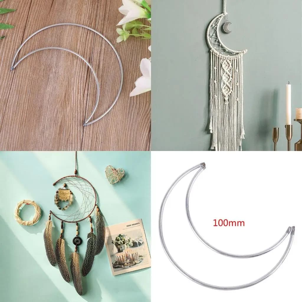 Moon Dream Catcher Christmas Eid Front Door Garland Decor Attachment for Hand Made Wall Art Hanging Floral high quality