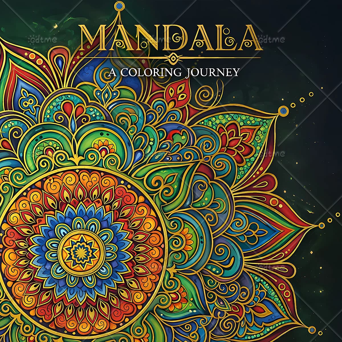 Mandala Bold-easy Patterns Coloring Book for Adults Cute Drawing Book Perfect Gift for Party and Birthday