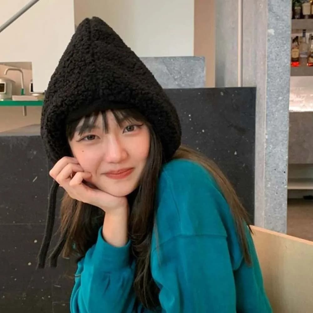 Cappello Invernale Rosso alla Moda, Morbido e Caldo, Protezione per le Orecchie, per Ragazze