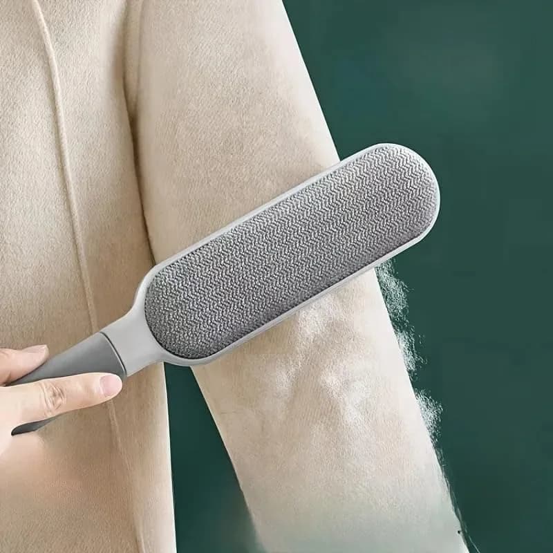 Double Sided Pet Hair Remover Brush Reusable Lint Remover for Clothes Sofa Carpet Furniture Static Dust Cleaning Brush