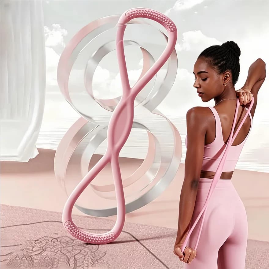 1 fascia elastica di resistenza per donna e uomo, 15 libbre, per allenamento, braccia, schiena, yoga per tutto il corpo, corda elastica per trazioni, fasce elastiche.