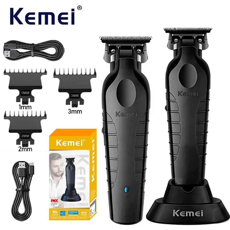Kemei KM-2299 Professional Electric Haircut for Men, USB Rechargeable, Trimmer from Barbiere