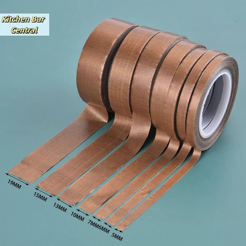 【1 nastro adesivo - Nastro adesivo PTFE per macchina con resistenza alle alte temperature fino a 300 gradi, 10 m】
