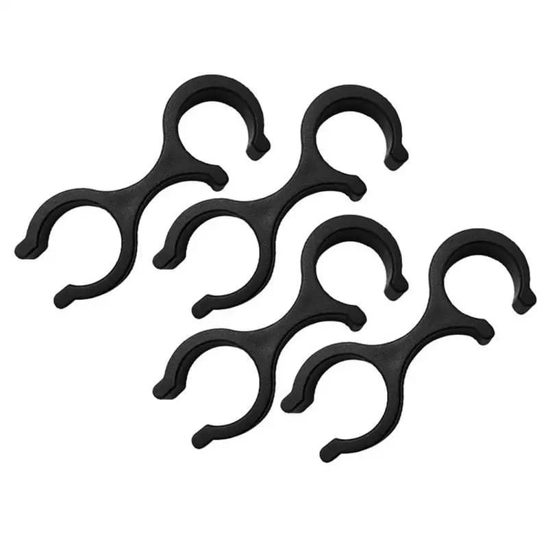 4 pezzi connettori per bastoncini da trekking connettori per clip per bastoncini da trekking per escursioni sportive all'aria aperta