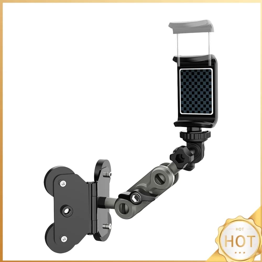 Magnetic Portable Smartphone Cradles Action Cameras Fence Post Holder for Truck Car Boat Wall Desk