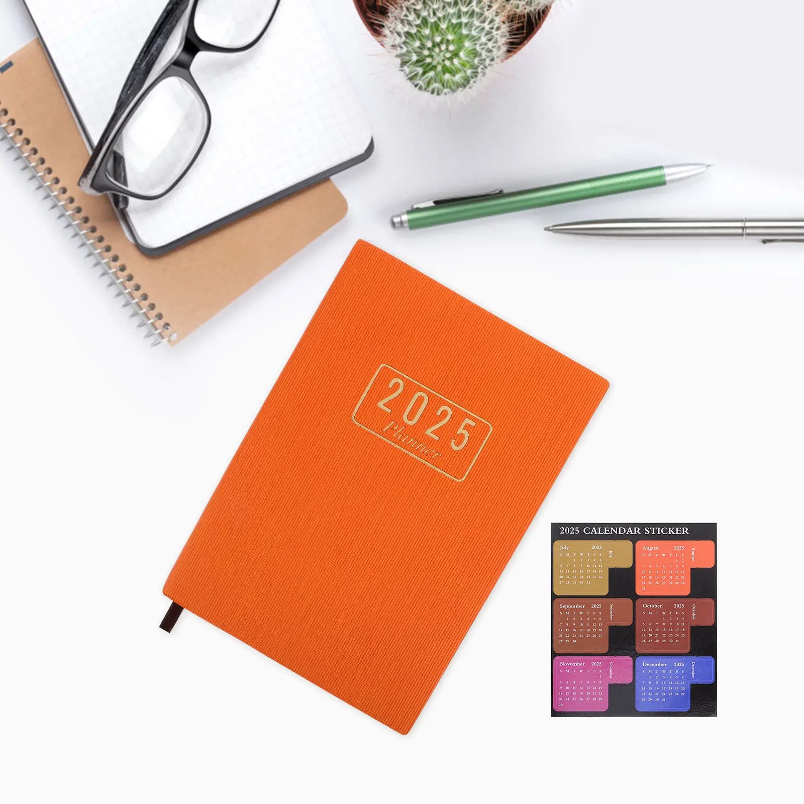 Set di 1 agenda accademica portatile, agenda per studenti, articoli scolastici per la casa, organizer per la scrittura quotidiana, quaderno per la gestione del tempo