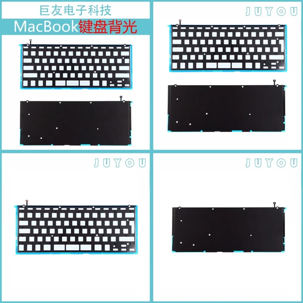 Tastiera Retroilluminata per MacBook A1398 A1425 A1502, Layout US/UK, Ricambio per Laptop con Funzione Retroilluminazione Compatibile