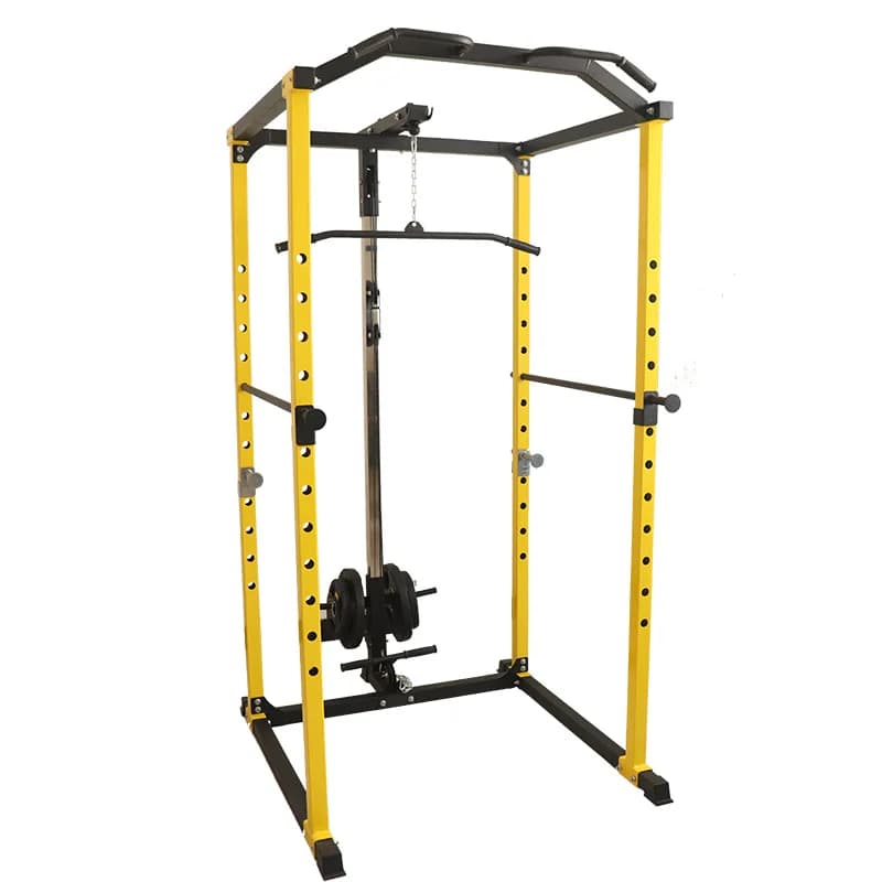 Hot selling metal multi squat rack with pull-up bar pulleys stackable weight Smith Machine