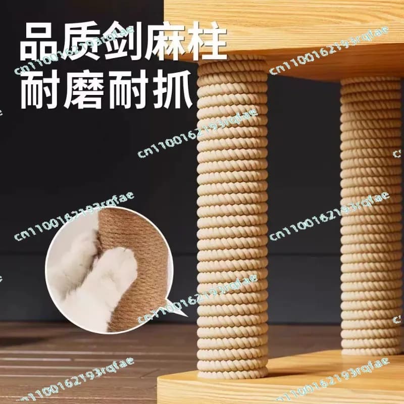 Removable Cushion , Cat Climbing Tree Large Modern Multi Level Cat Tree Condo Scratching Post Space Capsule Cat
