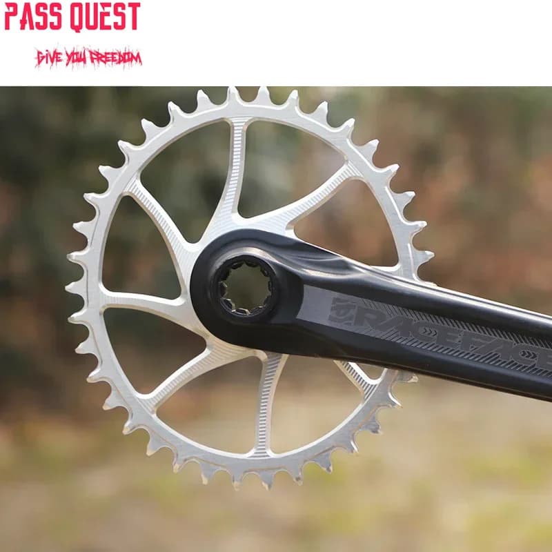 PASS QUEST Montaggio diretto Dente stretto Dente largo Ovale Rotondo Pignone 3mm Raceface per RF NEXT SL SIXC ATLAS Pignone per bicicletta