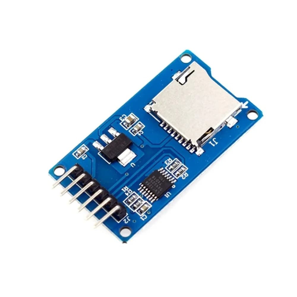 Modulo scrittore lettore di schede Micro SD TF Interfaccia SPI con chip di conversione di livello per archiviazione di memoria Arduino Raspberry Pi AVR ARM