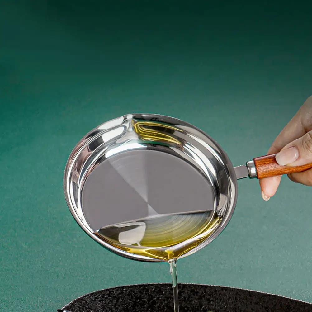Mini Padella Antiaderente in Acciaio Inox per Uova e Omelette, Portatile per Colazione, Piccola Piastra per Frittura per Fornelli a Gas e Ceramici