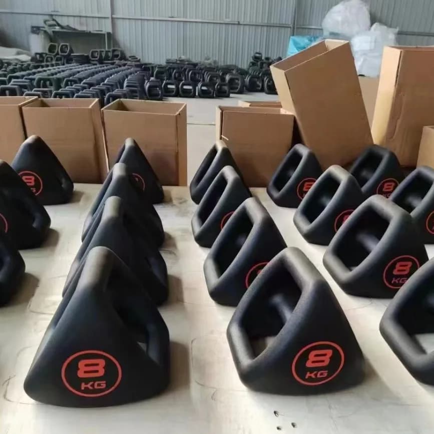 3-in-1 Training Tool: Hexagonal Handlebar Triangular, Kettlebell and Flession Equipment