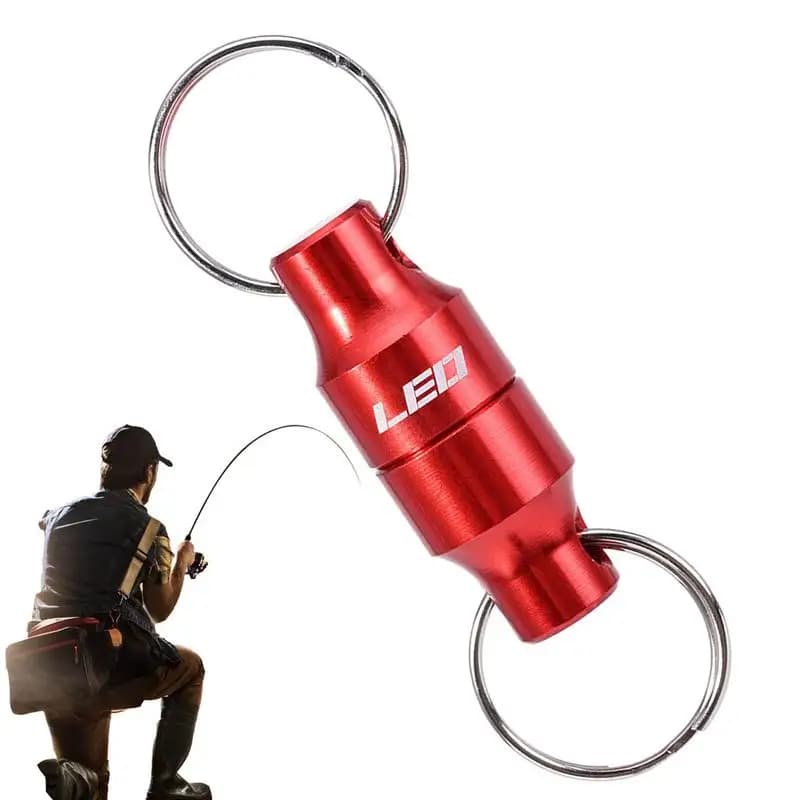 Divaricatore per pesca a mosca supporto per rete da pesca divaricatore per pesca a mosca supporto per Clip con magnete in lega con moschettone Fly