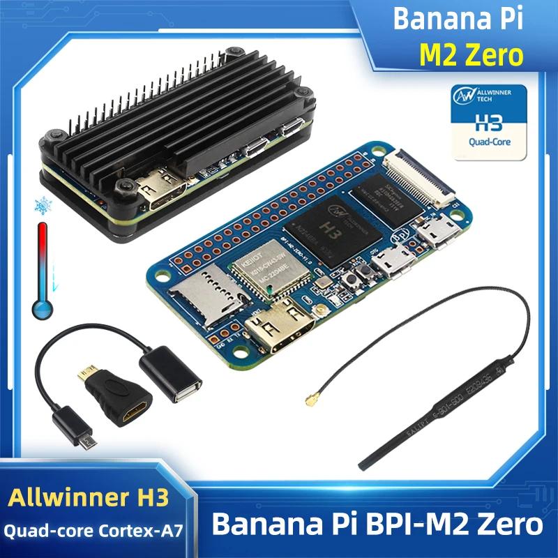 Banana Pi M2 Zero BPI-M2 Zero Alliwnner H3 Cortex-A7 WIFI e BT Stesso dimensione di Raspberry Pi Zero 2 W Alimentatore scatola opzionale