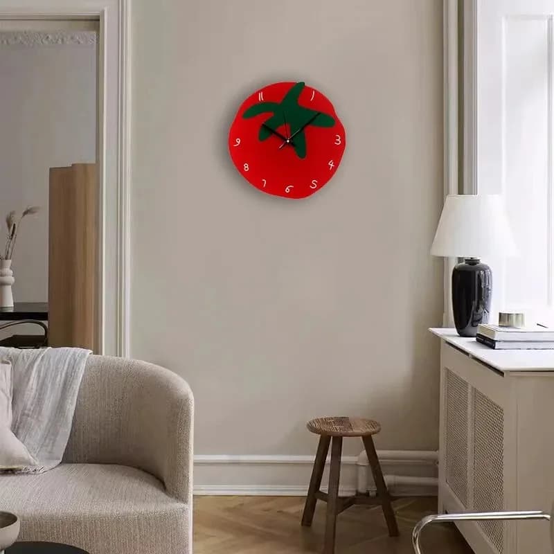 Simpatico e creativo da parete in acrilico, semplice, per uso domestico, da tavolo, da appendere, universale, nord europeo, orologio alimentato a batteria