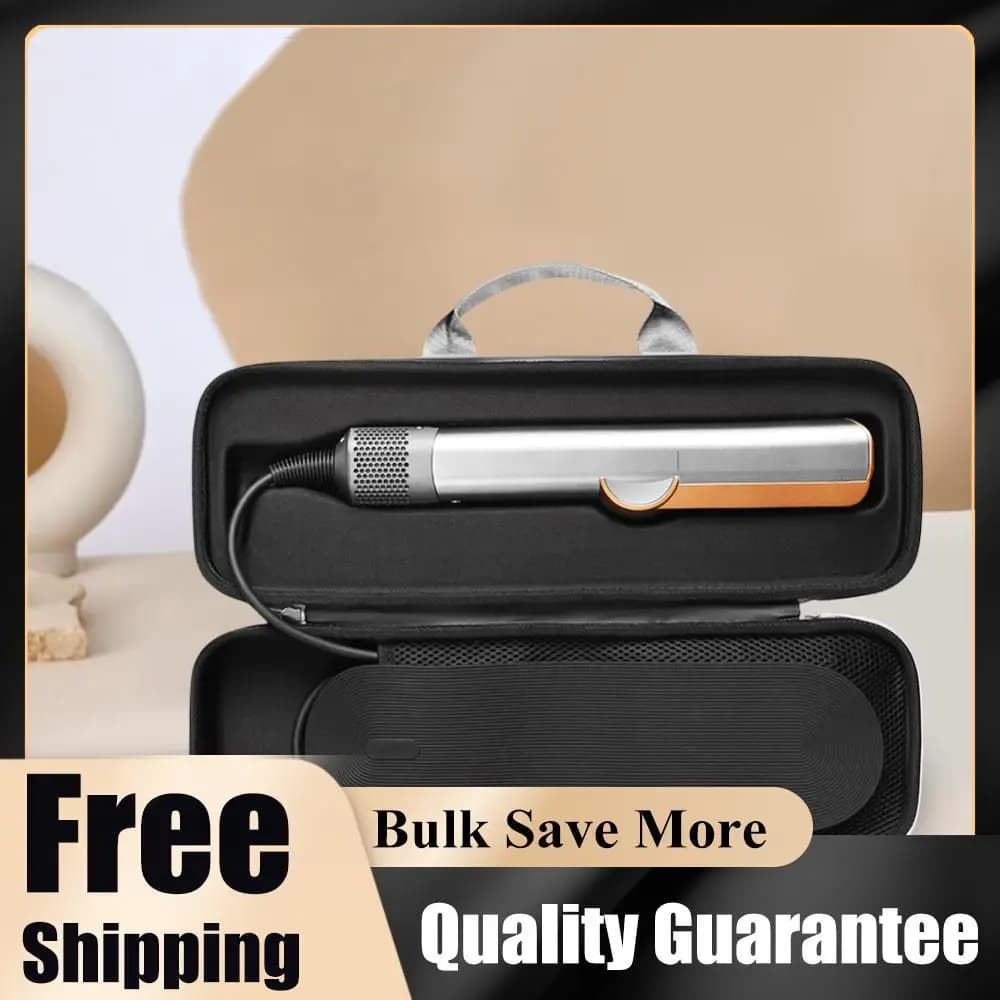 Custodia Rigida EVA Antiurto, Borsa Portatile Antiurto per Viaggio, per Piastra per Capelli Dyson Airstrait HT01