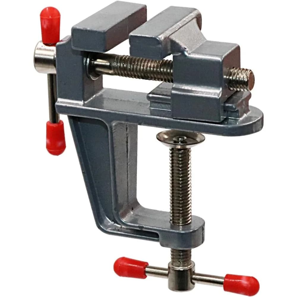 Portable mini jewellery table clamp - Small craft repair tool for table clamp for hobby - Workbench accessory for jewellery clamps