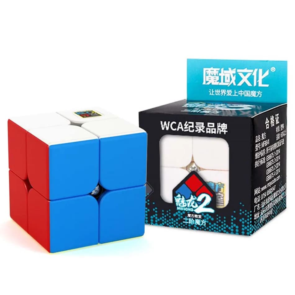 [JudyCube] Moyu Meilong 2x2 Cubo di Velocità Magica Senza Adesivo Giocattoli Fidget Professionali MFJS Meilong 3C 3X3 Cubo Magico Puzzle
