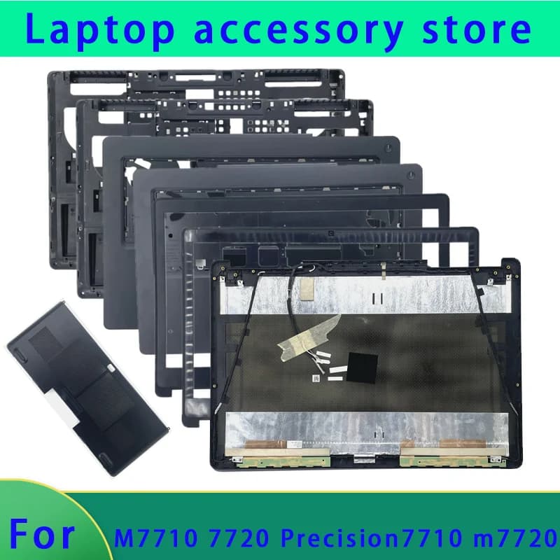 Suitable for Precision 7710 7720 M7710 M7720 series laptops LCD screen back cover screen frame palm support bottom shell hinge