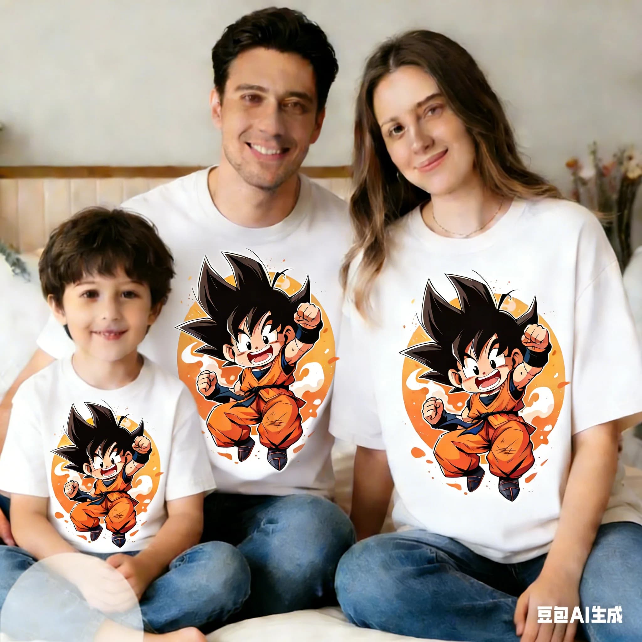 2026 Summer Dragon Ball Z Goku Oversized T-Shirt | Premium Cotton Unisex Tee | Anime Family Matching Casual Short Sleeve Top