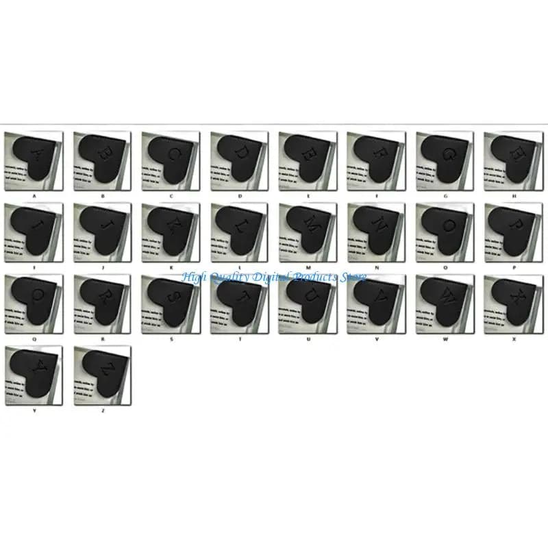 U2JE 26Pcs PU Corner Page Book Marker Book Corner Protectors for Journal Planner