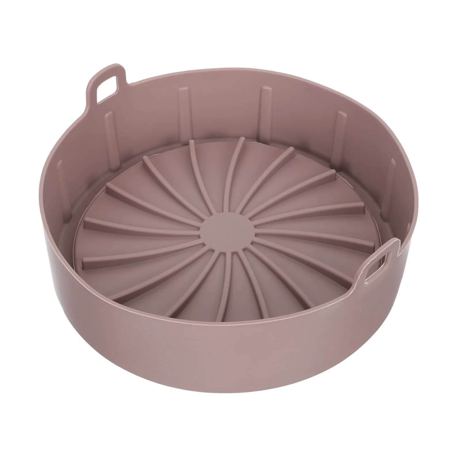 Reusable Air Fryer Silicone Pot Heat Resistant Non Stick Baking Pan Multipurpose Bakeware Air Fryer Pot