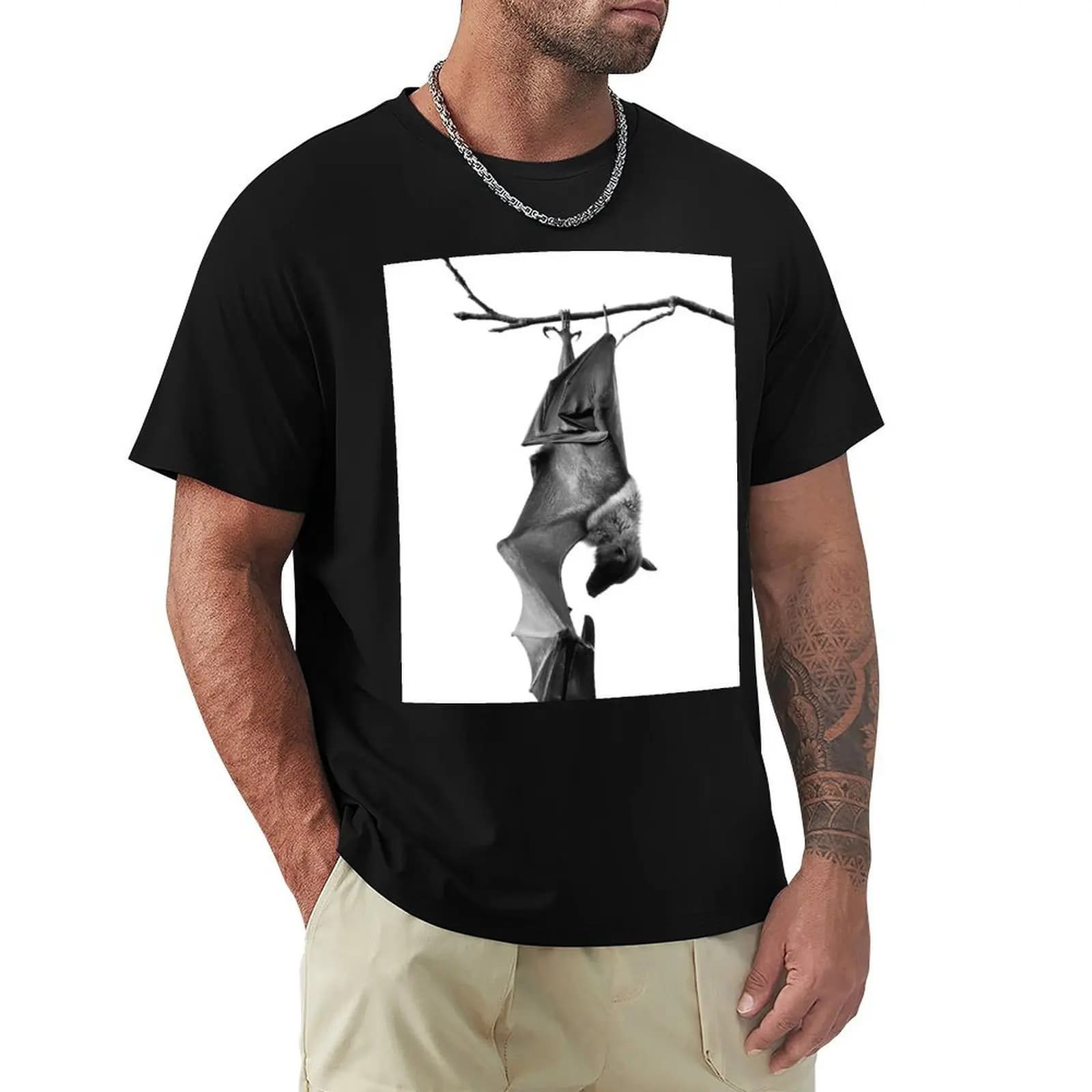 T-shirt Batzilla il pipistrello, t-shirt in cotone a maniche corte, moda casual