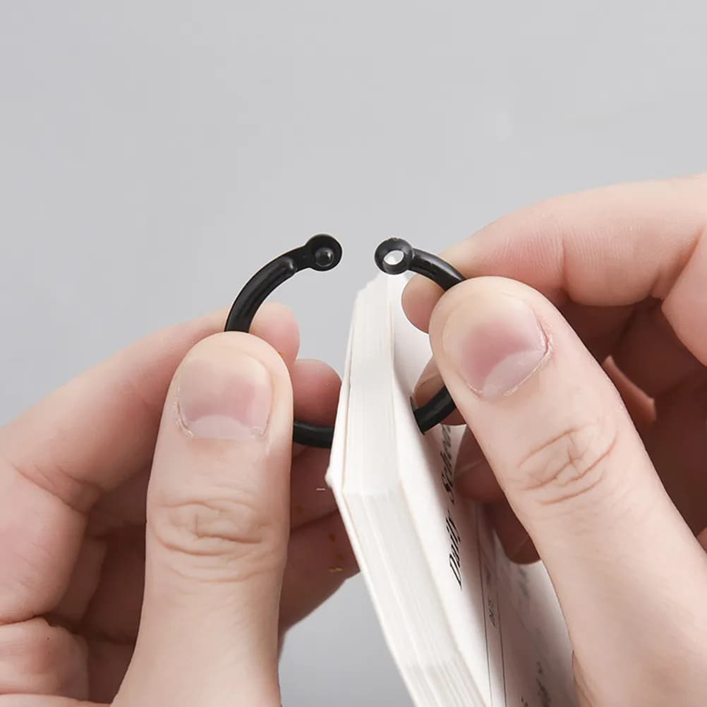 Set di 4 Blocco Note da Parete a Forma di Anello, Semplice ed Elegante, Agenda Giornaliera, Blocco per Appunti da Appendere, Diario da Viaggio, Quaderno per Scrittura